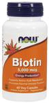 Biotyna - Biotin 5000 mcg (60 kaps.) w sklepie internetowym Estetic Dent