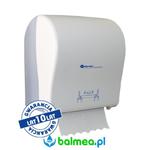Podajnik ręczników papierowych MERIDA SOLID CUT AUTOMATIC MAXI - biały matowy w sklepie internetowym balmea.pl