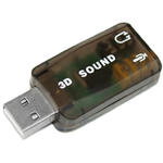 Karta dźwiękowa, muzyczna zewnętrzna USB 5.1 3d w sklepie internetowym Krzytronik.pl 