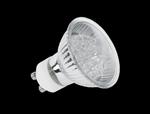 Żarówka 18 LED (1,2W) GU10, zimne białe, 230V w sklepie internetowym Krzytronik.pl 