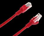 Patchcord kabel UTP kat. 5e wtyk - wtyk 1m czerwony INTEX w sklepie internetowym Krzytronik.pl 