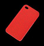 BACK COVER CASE DO IPHONE 4 PLASTIK SIATKA CZERWONY w sklepie internetowym Krzytronik.pl 