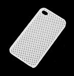 BACK COVER CASE DO IPHONE 4 PLASTIK SIATKA PRZEZROCZYSTY w sklepie internetowym Krzytronik.pl 