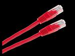 Patchcord kabel UTP 8c wtyk-wtyk 0,5m CCA czerwony w sklepie internetowym Krzytronik.pl 