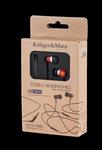 Kruger&Matz słuchawki douszne z mikrofonem KM 108M RW w sklepie internetowym Krzytronik.pl 
