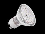 Lampa LED (24x3014 SMD) 4.5W, GU10, 3000K, 230V (szklana obudowa) w sklepie internetowym Krzytronik.pl 