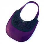 Flower Bag - purple and green w sklepie internetowym Trendymania.pl