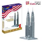 PUZZLE 3D Petronas Tower CUBICFUN w sklepie internetowym TerazGry.pl