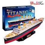 PUZZLE 3D Titanic Duży CUBICFUN w sklepie internetowym TerazGry.pl