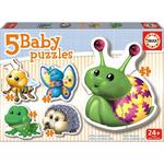 Baby Puzzle 5 w 1 Zwierzątka EDUCA w sklepie internetowym TerazGry.pl