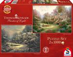 PQ Puzzle 2 x 1000 el. THOMAS KINKADE Spring Gate (wiosna/zima) w sklepie internetowym TerazGry.pl