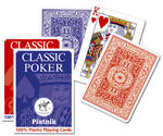 Karty poker 100% plastik 1360 red w sklepie internetowym TerazGry.pl