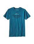 Męski t-shirt Patagonia Fitz Roy Crest Deep Sea Blue, Rozmiar - M w sklepie internetowym 3210sport.pl