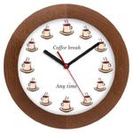 Zegar drewniany solid coffee time w sklepie internetowym Atrix.pl