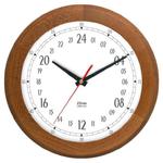 Zegar 24-godzinny drewniany rondo #2 w sklepie internetowym Atrix.pl