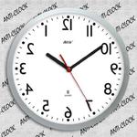 Zegar rewers lustrzany biała tarcza w sklepie internetowym Atrix.pl
