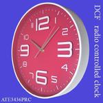 Zegar ALFA sterowany radiowo /różowy w sklepie internetowym Atrix.pl