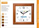 Zegar reklamowy drewniany kwadrat /265mm w sklepie internetowym Atrix.pl
