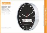 Zegar reklamowy chromowany /305mm w sklepie internetowym Atrix.pl