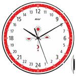Anty-zegar 24-godzinny convex czerwony w sklepie internetowym Atrix.pl