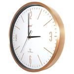 Zegar aluminiowy złoty sterowany radiowo #1 w sklepie internetowym Atrix.pl