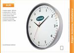 Zegar reklamowy aluminiowy slim/300mm w sklepie internetowym Atrix.pl