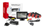 Zestaw czujników parkowania TFT01 4,3" z kamerą HD-308-LED 4 sensory czarne wewnętrzne w sklepie internetowym prao.pl
