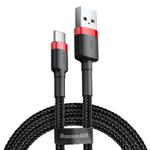 Kabel USB na USB-C Baseus Cafule 2A 2m czerwono-czarny w sklepie internetowym prao.pl