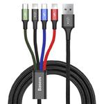 Kabel USB 4w1 na 2x Lightning, USB-C, micro USB Baseus Fast 3,5A 1.2m w sklepie internetowym prao.pl