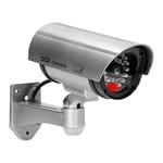 Atrapa kamery monitorującej CCTV, bateryjna, srebrna w sklepie internetowym sklep.elus.pl