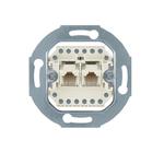 one.platform Mechanizm gniazda telefonicznego UAE 2-kr (RJ11, RJ12, RJ45) kat. 3 Linia proj.: Berker B.Kwadrat/K.1/K.5/B.3/B.7/Q.1/Q.3/Q.7/R.1/R.3; Berker by Hager w sklepie internetowym sklep.elus.pl