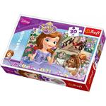 TREFL PUZZLE 30 ELEMENTÓW SOFIA THE FIRST PACHNĄCE RÓŻE w sklepie internetowym Modny-dzieciak.pl