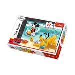 TREFL PUZZLE 30 ELEMENTÓW MICKEY MOUSE MIKI I PLUTO NA PLAŻY w sklepie internetowym Modny-dzieciak.pl