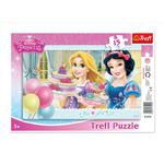 TREFL PUZZLE RAMKOWE 15 ELEMENTÓW DISNEY PRINCESS PRZYJĘCIE w sklepie internetowym Modny-dzieciak.pl