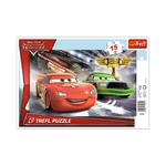 TREFL PUZZLE RAMKOWE 15 ELEMENTÓW DISNEY CARS WYŚCIG PO PUCHAR w sklepie internetowym Modny-dzieciak.pl