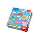 TREFL PUZZLE 3W1 ŚWINKA PEPPA w sklepie internetowym Modny-dzieciak.pl