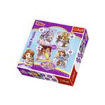 TREFL PUZZLE 4W1 SOFIA THE FIRST WESOŁY DZIEŃ ZOSI w sklepie internetowym Modny-dzieciak.pl