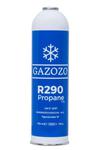 Czynnik chłodniczy R290 GAZOZO opakowanie jednorazowe 750 ml/370 g propan w sklepie internetowym Coolmarket