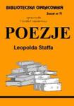 B.71 - POEZJE L.STAFFA w sklepie internetowym NaszaSzkolna.pl