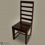 Drewniane krzesło kolonialne 68845 seria Goa palisander w sklepie internetowym Artseries.pl