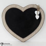 Drewniana tablica retro w kształcie serca 69047 w sklepie internetowym Artseries.pl