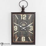 Metalowy duży zegar wskazówkowy, wiszący zegarek 78894 w sklepie internetowym Artseries.pl