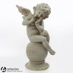 Szary anioł na kuli 52075 figurka aniołka w sklepie internetowym Artseries.pl
