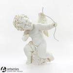 Figura anioła z łukiem w ręku 55422 biały aniołek w sklepie internetowym Artseries.pl