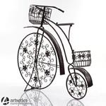 Metalowy bicykl - oryginalny stojak na kwiaty 66945 w sklepie internetowym Artseries.pl