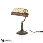 Biurowa lampa witrażowa - lampka stylowa na biurko 97268 w sklepie internetowym Artseries.pl