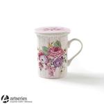 Kwiatowy zaparzacz do herbaty z porcelany 98305 w sklepie internetowym Artseries.pl