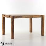 Rozkładany, stół jadalniany stylowy z litego twardego drewna 96489 w sklepie internetowym Artseries.pl