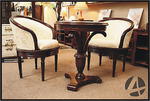 Stylowy komplet tarasowy 56971, kawowy - dwa fotele ze stolikiem w sklepie internetowym Artseries.pl