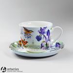 Filiżanka z porcelany z podstawką - talerzykiem 3888015 w sklepie internetowym Artseries.pl